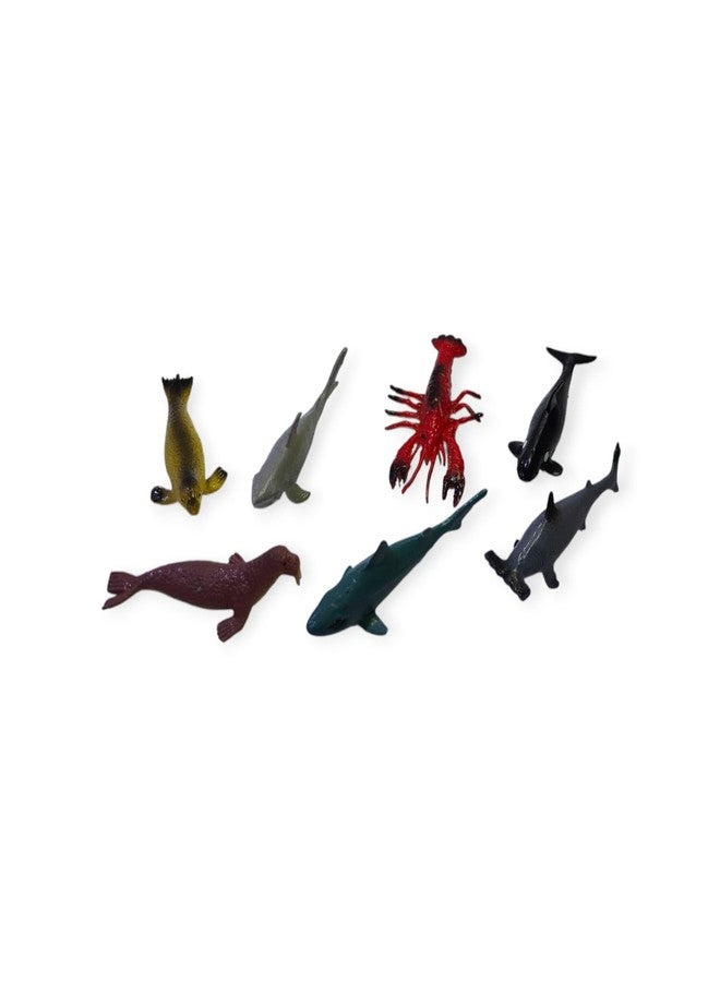 DIMAZO Small Kids Sea & Wild Animal Toys Sets for Fun, Educational, Spark Imagination and Learning (Multi Choice Sets) (Marine Animals) 12pcs - Image 5